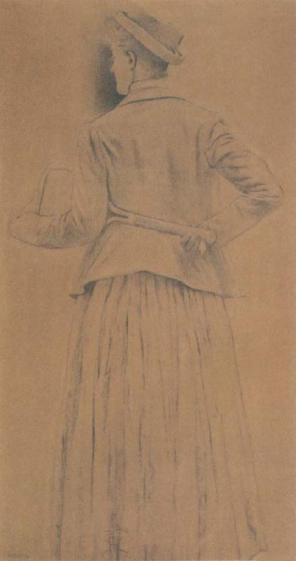 Fernand Khnopff Study For Memories oil painting image